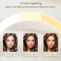 Portable Vanity Mirror with 5X Lighted Magnification & 3 Color Lights