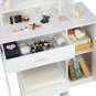 Makeup Table set with 3 Color Lighted Mirror