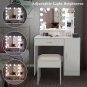 Makeup Table set with 3 Color Lighted Mirror