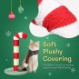 Cute Candy Cane Cat Scratcher with Sisal Scratching Post & Soft Plushy Covering