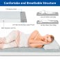 75"D x 25"W x 3"H Memory Foam Camping Mattress with Pillow