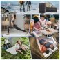 75"D x 25"W x 3"H Memory Foam Camping Mattress with Pillow
