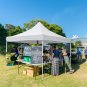10FT x 10FT Portable Pop Up Canopy Tent with Roller Bag & 4 Sand Bags White