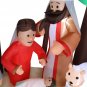 6FT Christmas Nativity Scene Inflatable Holy Family Pre-Lit Baby Jesus Christmas Outdoor Decor