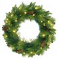 6FT Grass Green Christmas Tree with Tree & Garland & Wreath