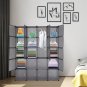 20-Cube Organizer Stackable Plastic Storage Wardrobe Portable Closet