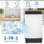 17.6lbs Portable Fully Automatic Washing Machine With Drain Pump