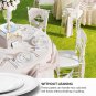 400PCS Plastic Dinnerware Set, Disposable Party Plates for 50 Guests