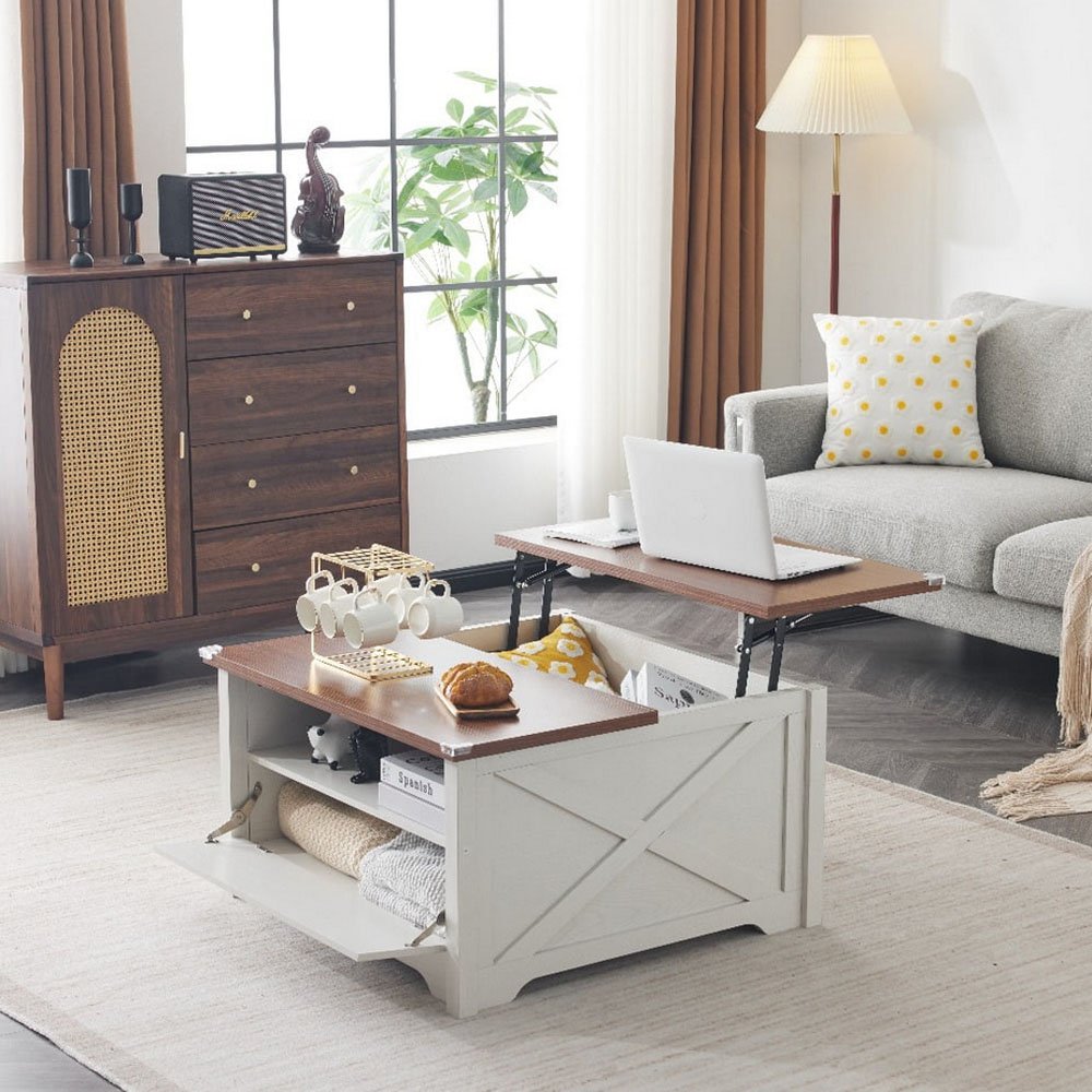 31.5'' Lift Top Coffee Table with Hidden Storage