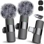 2-Pack iPhone Mic Crystal Clear Recording with USB-C