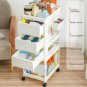 4-Tier Removable Storage Cart