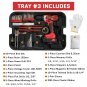 Mechanic Tool Sets with 21V Max Cordless Power Drill