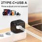 Foldable European Travel Plug Adapter