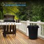 65 Gal Black Heavy Duty Garbage Bags 1.9 Mil - 55"x 47" - Pack of 100