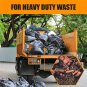 65 Gal Black Heavy Duty Garbage Bags 1.9 Mil - 55"x 47" - Pack of 100