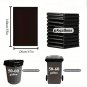 65 Gal Black Heavy Duty Garbage Bags 1.9 Mil - 55"x 47" - Pack of 100
