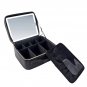 Travel Makeup Bag with LED Mirror Black