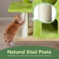 33"Cat Tree Tower with Sisal Scratching Posts Condo