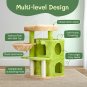 33"Cat Tree Tower with Sisal Scratching Posts Condo