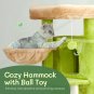 33"Cat Tree Tower with Sisal Scratching Posts Condo
