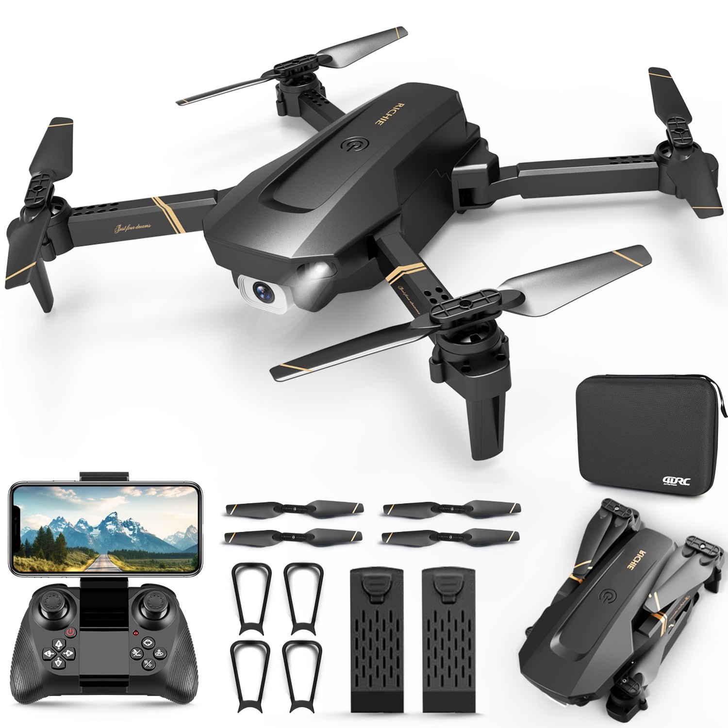 4DRC V4 Foldable Mini Drone with 1080P HD Camera