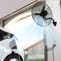 20 Inch High Velocity Wall Mount Fan Oscillating with 4 Speed Ventilation
