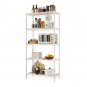 30" W x 14" D x 60" H 5-Tier Wire Shelving Unit