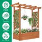 Raised Garden Bed with Trellis