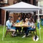 8FT x 8FT Pop-up Gazebo with One Side Cloth Backpack Storage Bag