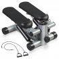 Air Climber Aerobic Mini Stair Stepper Fitness Step with Resistance Bands