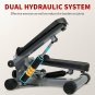 Air Climber Aerobic Mini Stair Stepper Fitness Step with Resistance Bands