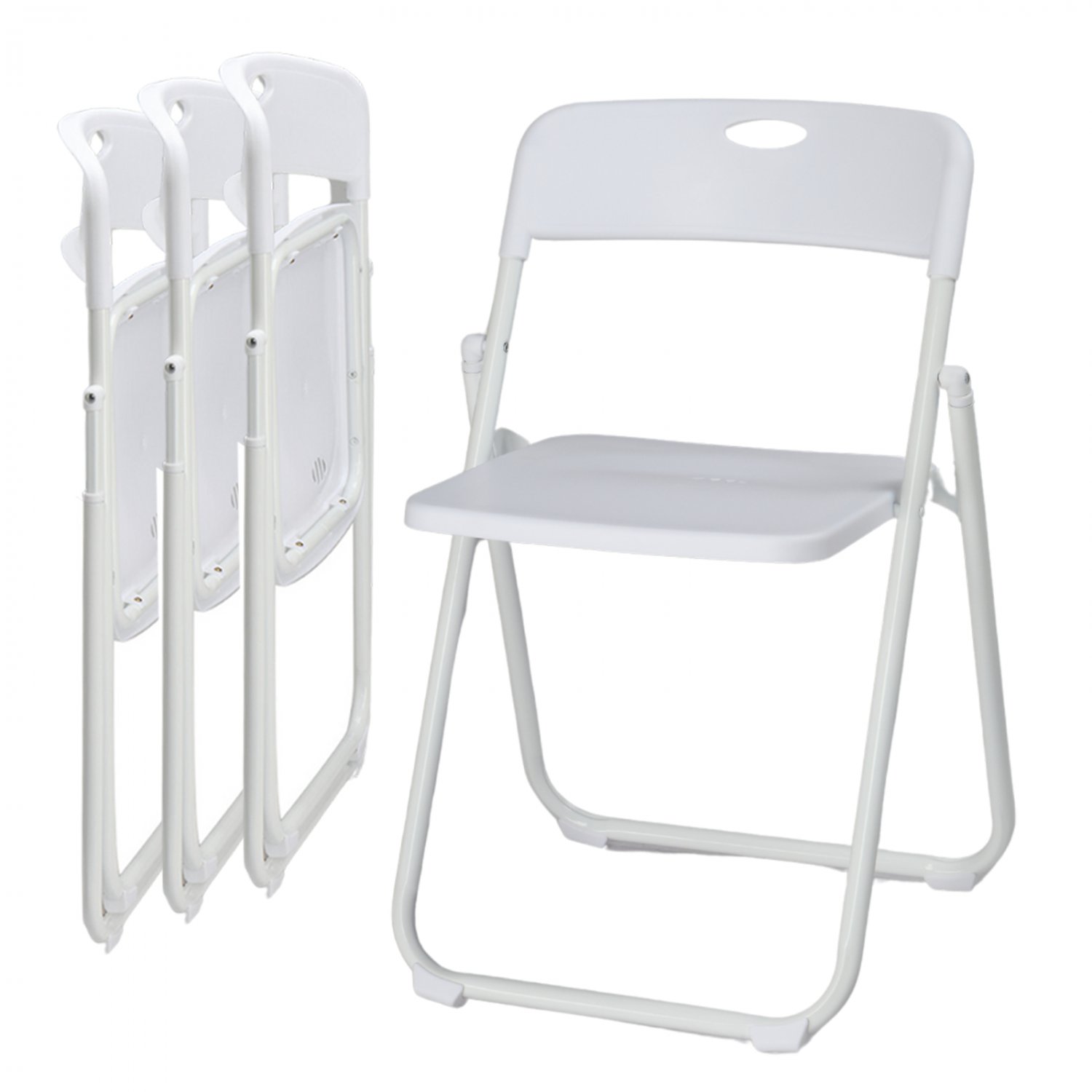 4 Pack Plastic Folding Chairs