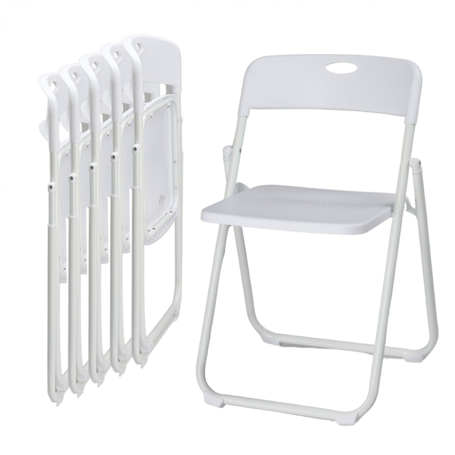 6 Pack Plastic Folding Chairs