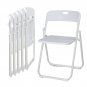 6 Pack Plastic Folding Chairs