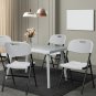 4 Pack Portable Plastic Folding Chair