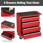 4-Drawer Tool Chest Rolling Tool Cabinet with Wheels