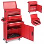 4-Drawer 2-IN-1 Rolling Tool Chest Storage Cabinet