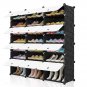 8-Tier Modular Shoe Rack Shelf 42-48 Pairs