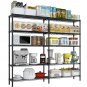 1650LBS 5-Tier Heavy Duty Wire Shelving 69.7"W x 15.7"D x 70.8"H