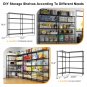 1650LBS 5-Tier Heavy Duty Wire Shelving 69.7"W x 15.7"D x 70.8"H