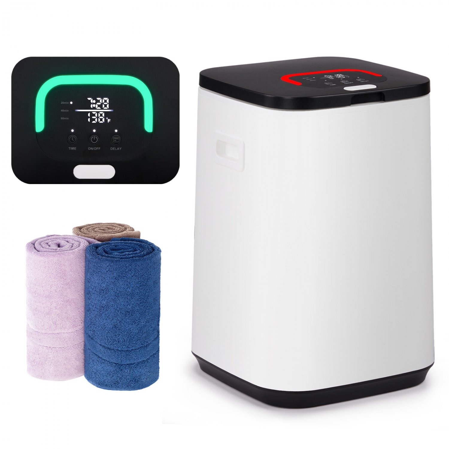 Large Towel Heater with Adjustable Timer