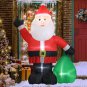 6 FT Christmas Inflatable Santa Claus with Bag
