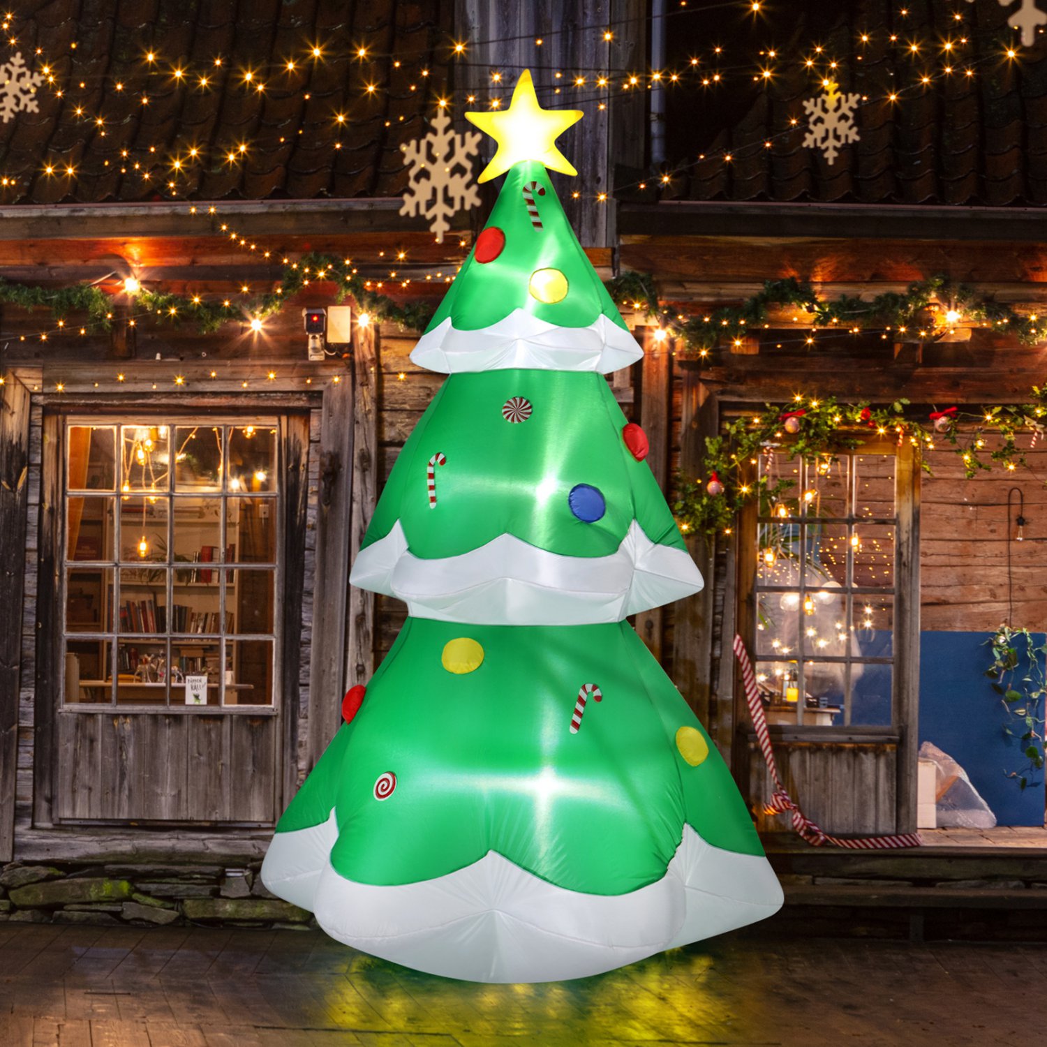 6.9 FT Christmas Inflatable Christmas Tree