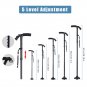 Folding Walking Stick Adjustable Free Standing Canes with LED Light