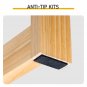 43 Inch Solid Wood Console Table for Entryway Wood Color