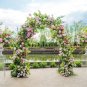 7FT Garden Arch Arbor with Plant Stand