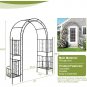 7FT Garden Arch Arbor with Plant Stand