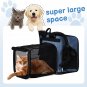Expandable Pet Carrier Backpack for Small Dogs Medium Cats Fit Up to 18 Lbs
