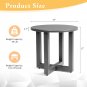 Small Metal Outdoor Table Patio End Table