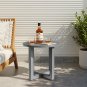 Small Metal Outdoor Table Patio End Table